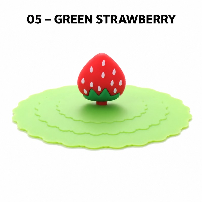10cm Silicone Cup Cover for Drinks – Heat-Resistant Dustproof Suction