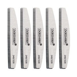 Professional Nail File Double Sided Grit 240/320 Buffer Emery Board Manicure Tools for Nail Grooming and Styling, Acrylic Gel Nail Buffer File Block Nail Polisher - 15 Pcs (240/320)