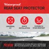 Motor Trend SpillGuard Waterproof Rear Bench Car Seat Cover, Red