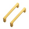 Ravinte 30 Pack Solid 4 Inch Square Cabinet Handles -