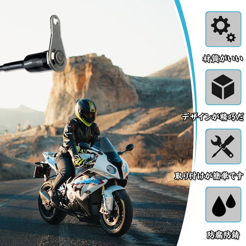 Motorcycle Handlebar Switch Waterproof Switch Bike 12V LED ATV Bike