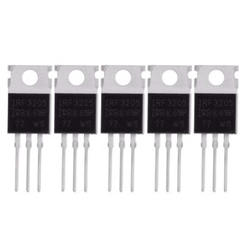 International Rectifier IRF3205 Transistor N Channel Power Mosfet 55V 110A TO-220 5 Pack