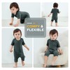 HAHASHOW Bamboo Romper for Newborns, Summer Baby Costume with 2-Way