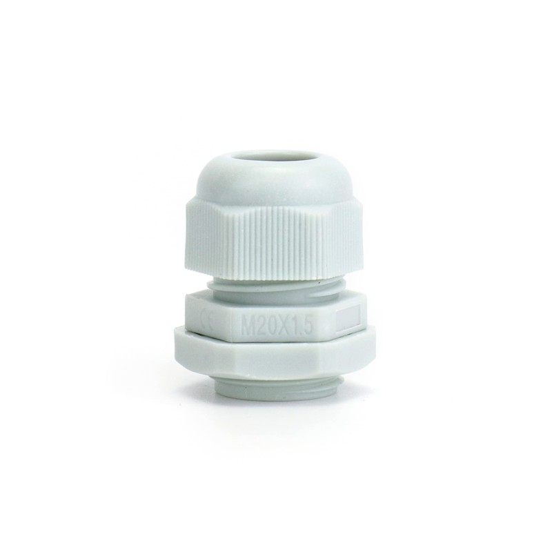 QWORK 20 x Waterproof Plastic Cable Gland Cable Glands M20