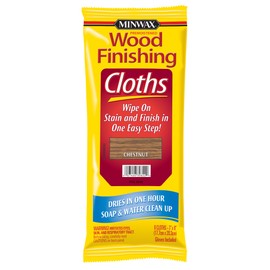 Minwax 308230000 Wood Finishing Cloths, Walnut, 1 pack, 1 pack of 8