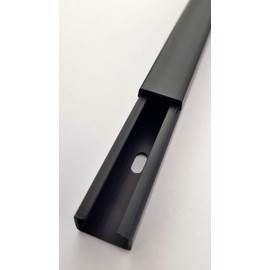 CabCom Cable Duct Polyvinyl Chloride (PVC) Cable Rail Parapet Duct for Mounting on Wall or Ceiling Various Sizes and Colours 2 Metres