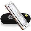East top Harmonica Key of B, 10-Hole Diatonic Harmonicas Blues