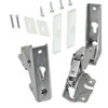 SPARES2GO Integrated Upper & Lower Door Hinge Kit Compatible with