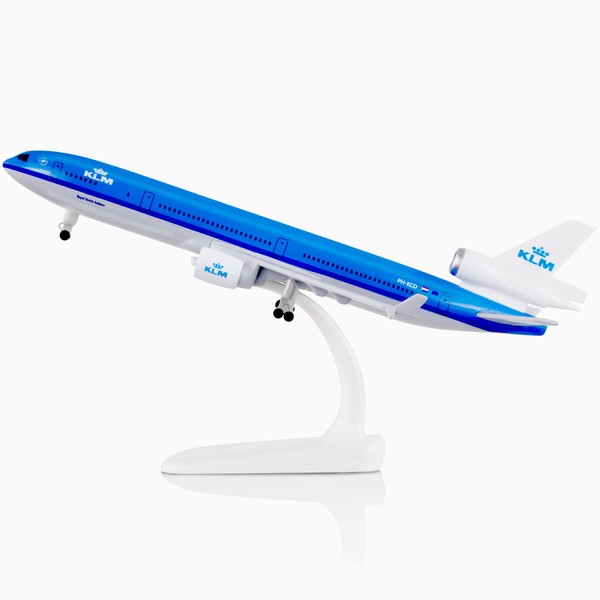Lose Fun Park 1/300 Dutch KLM Airplane MD11 Diecast Airplane
