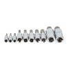 10PCS Triple Square Spline Bit Socket Set Low Wear Accurate