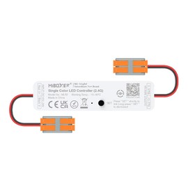LIGHTEU®, Miboxer 2.4GHz Mini Single Colour LED Controller DC12V-24V Max 6A Dimmer MLR2