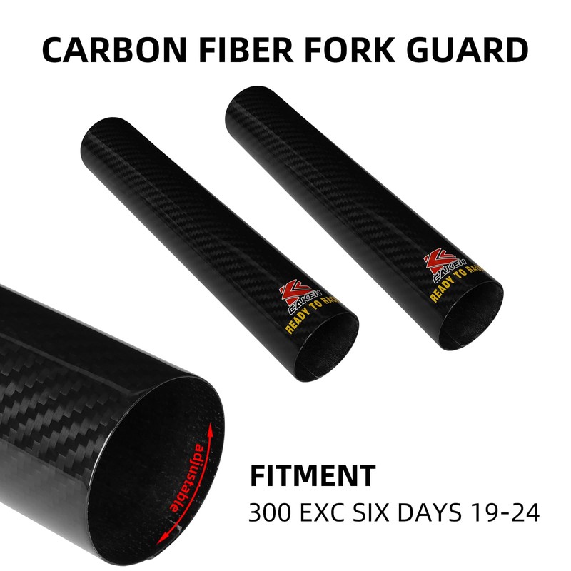 PRO CAKEN Carbon Fiber Motorcycle Front Shock Fork Guard Cover