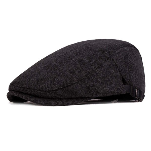 Ambysun Winter Warm Cotton Flat Cap Gatsby Duckbill Hat Newsboy