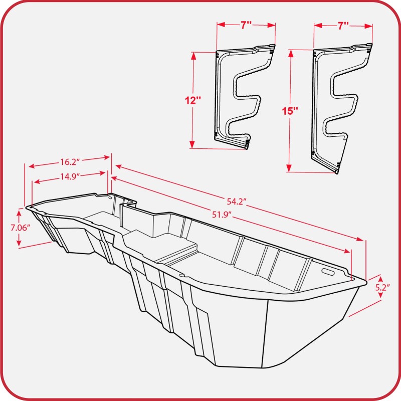 MaxMate for 14-19 Silverado / Sierra Crew Cab Rear Underseat