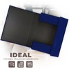 Netuno Portfolio Folder A4 Cardboard 50 mm Dark Blue Document