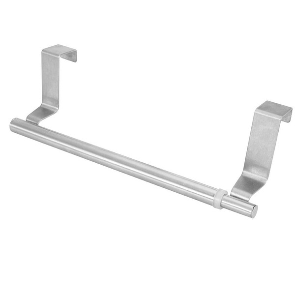 FTVOGUE Over Door Towel Rail Holder Retractable Stainless Steel Bath