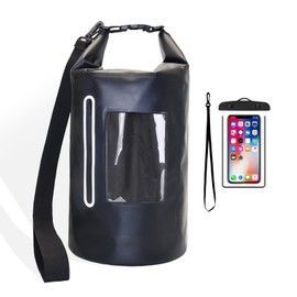 Haftigts 15L Faraday Bags with Waterproof Phone Pouch, Faraday Cage for Signal Blocking, Faraday Key Fob Protector, Anti-Theft Anti-Tracking GPS RFID Waterproof Dry Bag