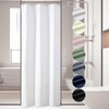 OVZME Berry Stall Fabric Shower Curtain 36 x 72 Inch