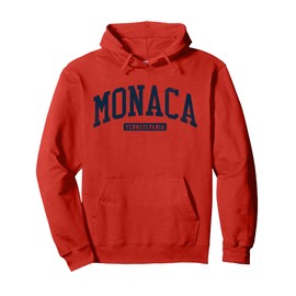 Monaca Pennsylvania PA College University Style Blue Pullover Hoodie