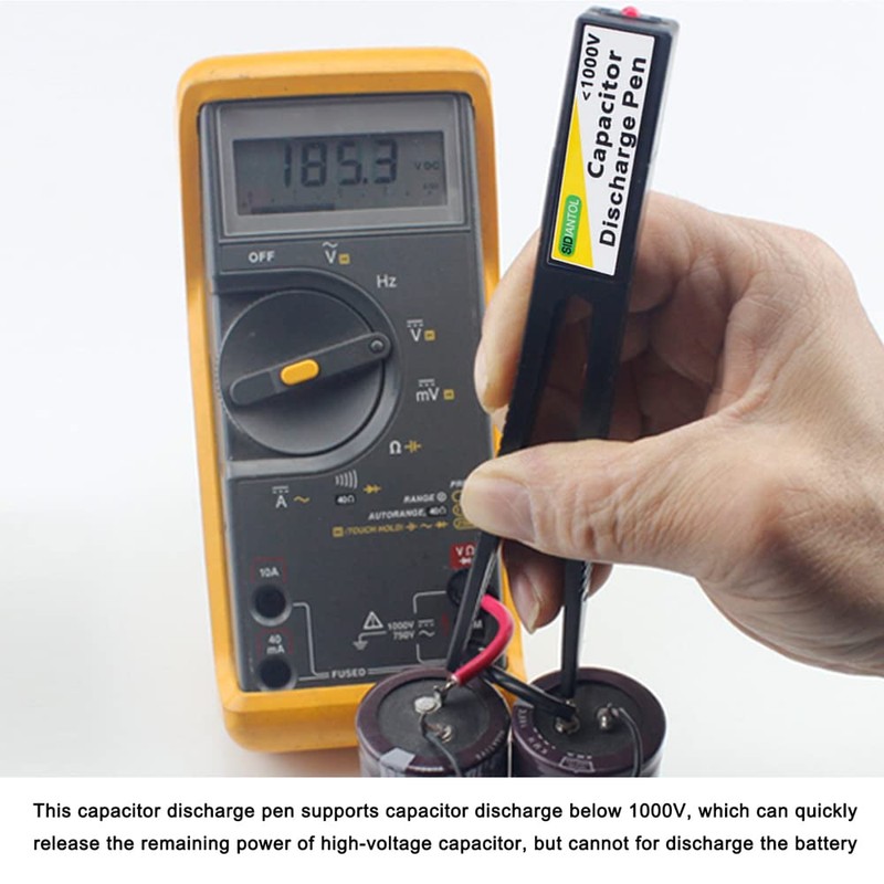1000V Portable Capacitor Discharge Pen High Voltage Quick Discharging Tool
