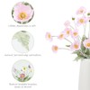 BUZFOWU Artificial Silk Poppy Flowers, 6 Stems, Real Touch for