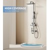 KRUI Collapsible Shower Threshold Water Dam, 39 In, Self Adhesive