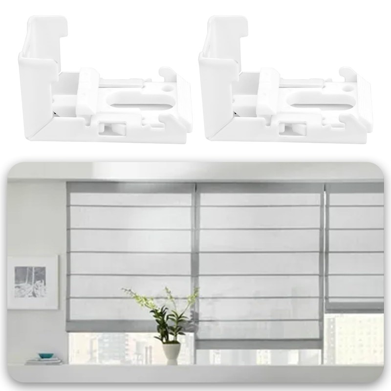 OTOTEC 4pcs Roman Blind Spring Brackets Roman Blinds Push Spring