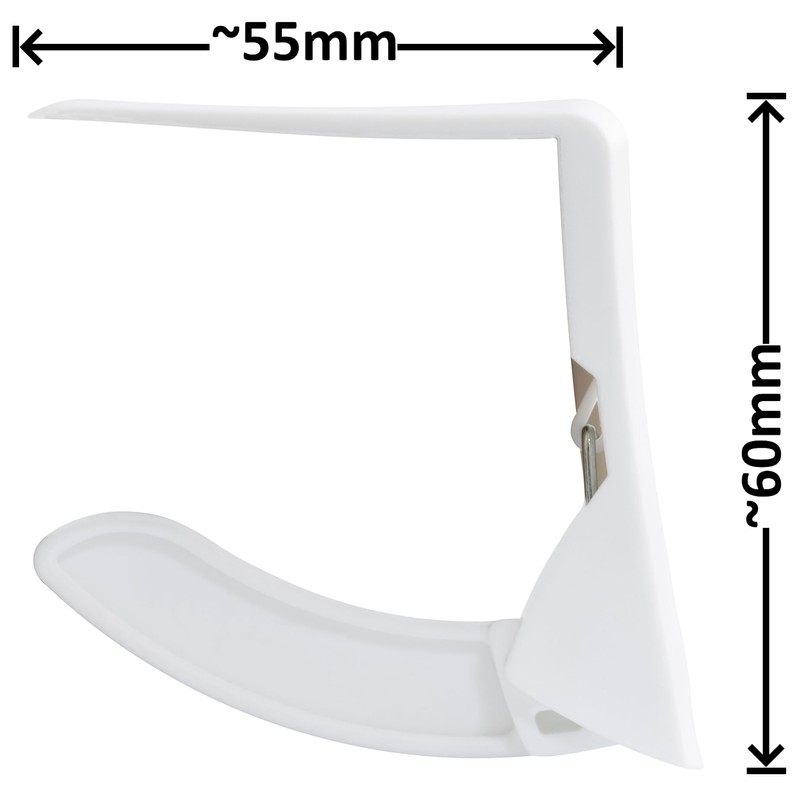 AERZETIX - C69419 Set of 4 Tablecloth Clips with Spring