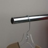 12" Slatwall 1.25" Diameter Round Tube Holding Hangrail Bracket for