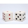 Fine Ceramic Red and Black Dice Salt & Pepper Shakers