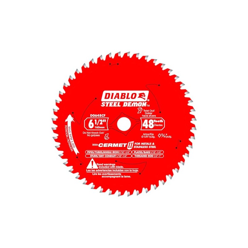 Diablo Steel Demon Cermet II Saw Blade for Metal -