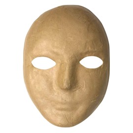Chenille Kraft CK-4190 Paper Mache Mask, 0.5" Height, 5.5" Wide, 8" Length