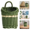 COLLBATH Wicker Basket Stackable Storage Baskets for Dishwasher Wall Storage