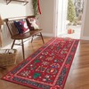 Rugcomf Christmas Runner Rug Washable Christmas Kitchen Rugs 2x6 Runner