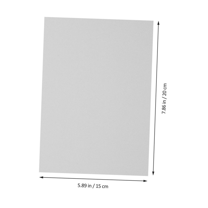 Hohopeti 6pcs Sublimation Blanks Coated Aluminum Sheets for Crafts Creative