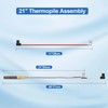 GOLICC 21" Thermopile for Water Heater Compatible with 100112328, 750mV