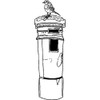 A8 'Post Box With Robin' Unmounted Rubber Stamp (RS00019515)