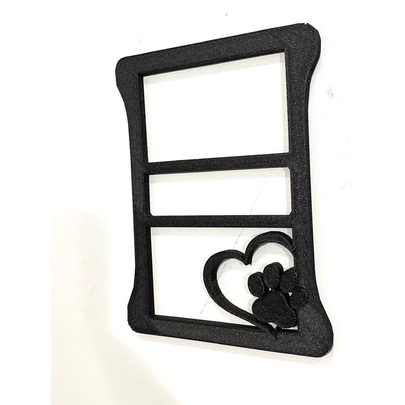 Paw Inside Heart in 3D for Jeep Wrangler Led Version