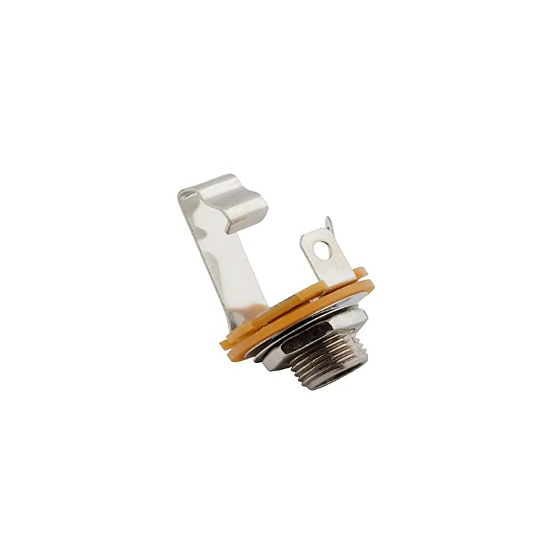 Sopepoyie 6.35mm1/4 inch Microphone Audio Mono TS Socket Female Connector