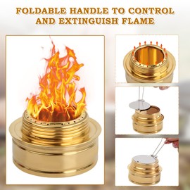 2 Pack Mini Alcohol Stoves, Ultralight Portable Spirit Burner Furnace, Camp Stove with Aluminum Stand, Grey Alcohol Fuel Stove for Outdoor Backpacking Hiking Camping Survival Picnic Cooking