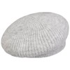 Barts Inaru Beret Knitted Beret Hat, lightgrey