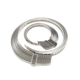 FSBNJKS 20pcs Universal CV Boot Clips Kit Stainless Steel Axle CV Joint Crimp Clamp