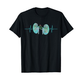 Nephrology Nurse Dialysis Technician Kidney Heartbeat RN T-Shirt