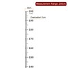 sourcing map Growth Chart 200cm Metric Height Chart Ruler Wall