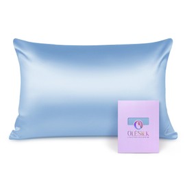 Olesilk, pillow case, 100% silk, cushion cover, hair and skin care, with a zip, 16 Momme, 1 piece