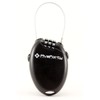 540 Mini Retractable Cable Lock Snowboard Mini Lock Black Retracting