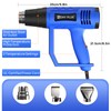 2000W Heat Gun Professional Lightweight Hot Air Gun with 4