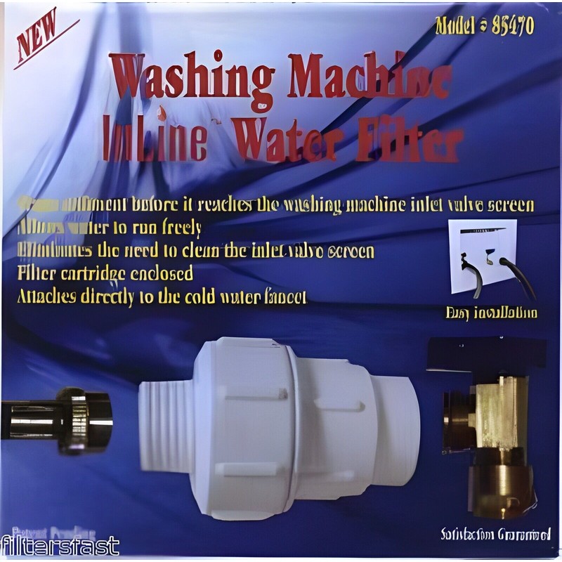 Inline Washing Machine Inline Water Filter Sediment Screen 85470, 1