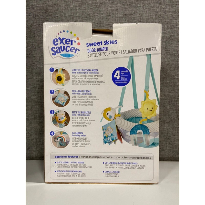 Evenflo Exer Saucer By EVENFLO/ Sweet Skies Door Jumper With