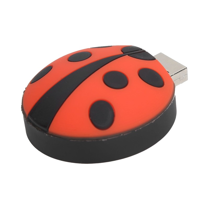 Flash Drive Cute Cartoon Ladybug Compatible Storage Optional USB Thumb